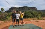 Junto com o Tino, nosso guia no Complexo da Pedra Furada, na Chapada das Mesas, região de Carolina - MA